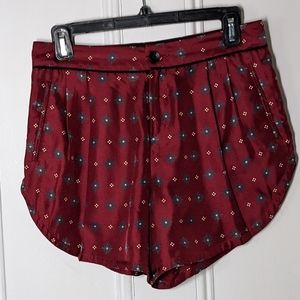 Rag &Bone Silk Tie Pattern Shorts